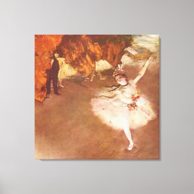 Edgar Degas The Star Canvas Print (Front)