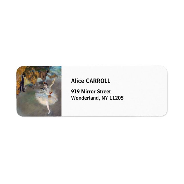 Edgar Degas - The Star / Dancer on the Stage (Front)