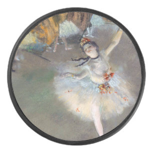 Edgar Degas - The Star / Dancer on the Stage Hockey Puck