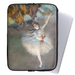 Edgar Degas - The Star / Dancer on the Stage Laptop Sleeve<br><div class="desc">The Star / Dancer on the Stage (Ballet/ L'etoile) - Edgar Degas,  Pastel on Monotype,  1876-1877</div>