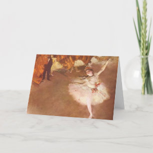 Edgar Degas The Star Greeting Card