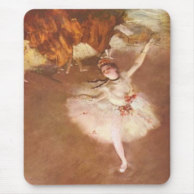 Edgar Degas The Star  Mouse Mat (Front)