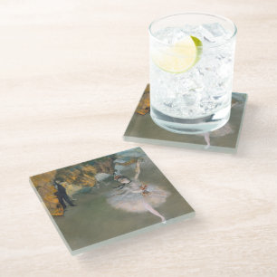 Edgar Degas The Star or Dancer on the Stage Glass Coaster