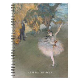 Edgar Degas The Star or Dancer on the Stage Notebook