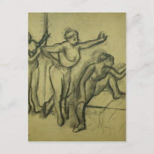 Edgar Degas   Three Dancers, c.1900 Postcard