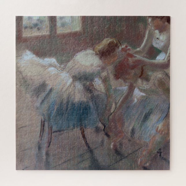 Edgar Degas | Three Dancers Preparing for Class Jigsaw Puzzle (Horizontal)
