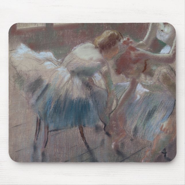 Edgar Degas | Three Dancers Preparing for Class Mouse Mat (Front)