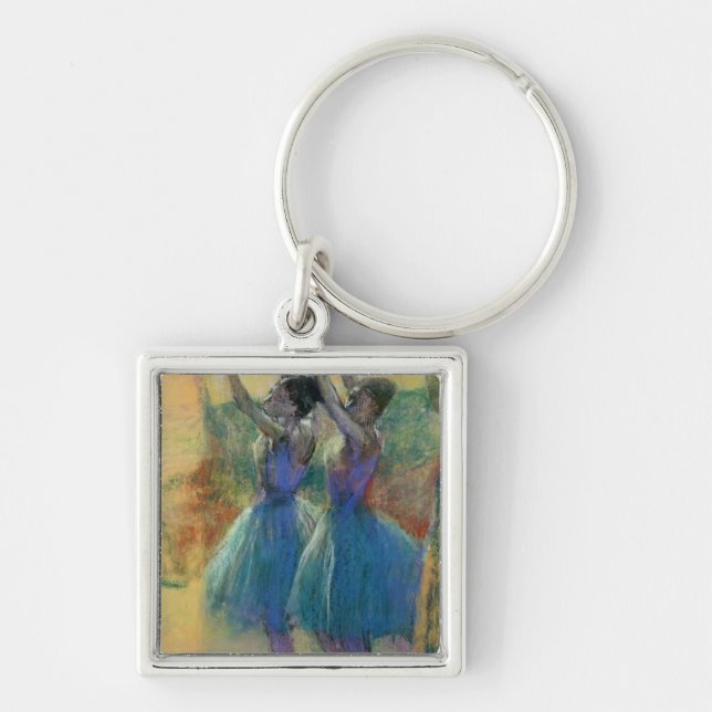 Edgar Degas | Two Blue Dancers Key Ring (Front)
