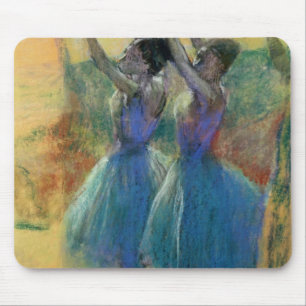 Edgar Degas   Two Blue Dancers Mouse Mat