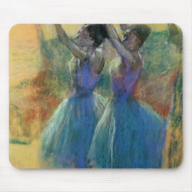 Edgar Degas | Two Blue Dancers Mouse Mat (Front)