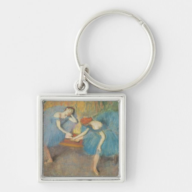 Edgar Degas | Two Dancers at Rest, Dancers in Blue Key Ring (Front)