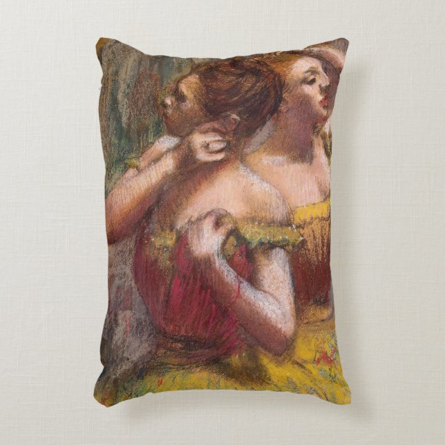 Edgar Degas | Two Dancers Decorative Cushion (Front(Vertical))
