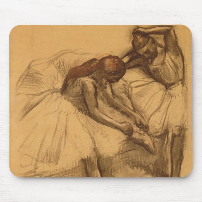 Edgar Degas | Two Dancers Mouse Mat (Front)
