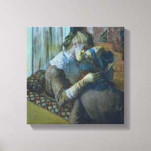 Edgar Degas Two Women Canvas Print