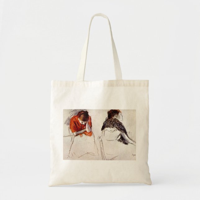 Edgar Degas - Two women seated Tote Bag (Front)
