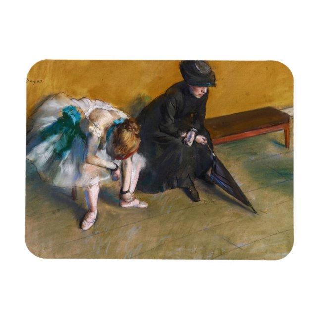 Edgar Degas - Waiting Magnet (Horizontal)