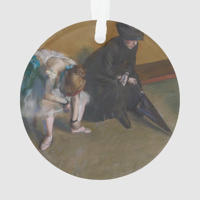 Edgar Degas | Waiting Ornament (Back)