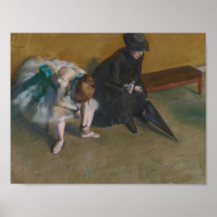 Edgar Degas - Waiting Poster