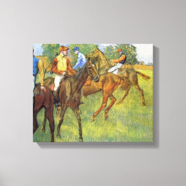 Edgar Degas - Weigh out Canvas Print (Front)