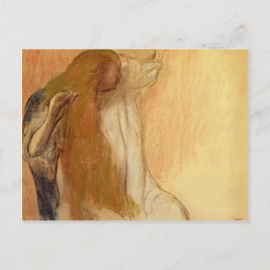 Edgar Degas: Woman Combing Her Hair Postcard