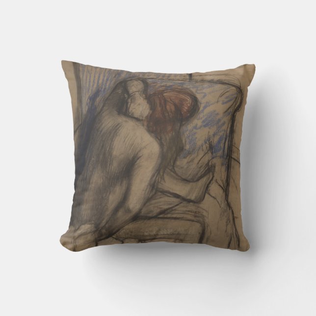 Edgar Degas | Woman Drying Her Hair Cushion (Front)