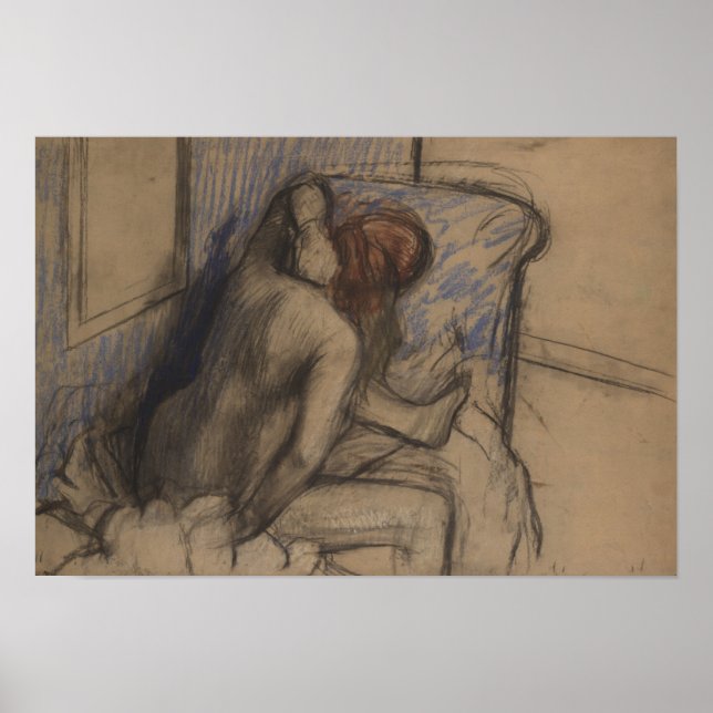 Edgar Degas | Woman Drying Her Hair Poster (Front)