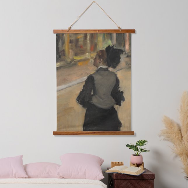 Edgar Degas Woman Impressionism Art Wood Wall Hanging Tapestry (Bedroom)