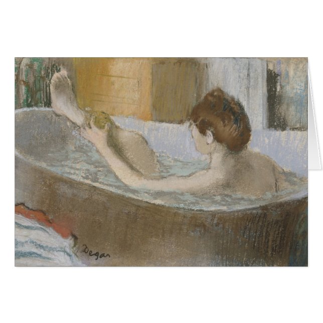 Edgar Degas | Woman in her Bath, Sponging her Leg (Front Horizontal)