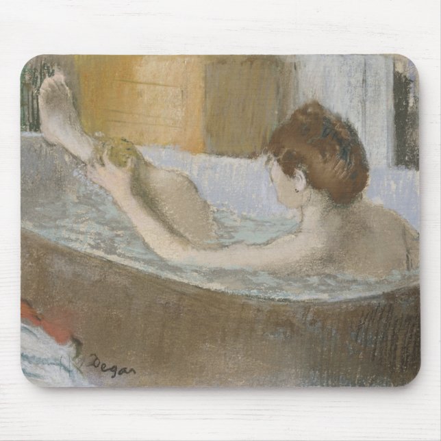 Edgar Degas | Woman in her Bath, Sponging her Leg Mouse Mat (Front)