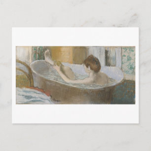 Edgar Degas   Woman in her Bath, Sponging her Leg Postcard