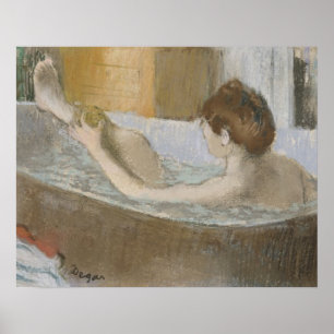 Edgar Degas   Woman in her Bath, Sponging her Leg Poster