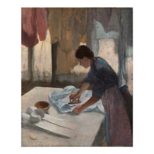 Edgar Degas Woman Ironing, c.1876-87 Poster