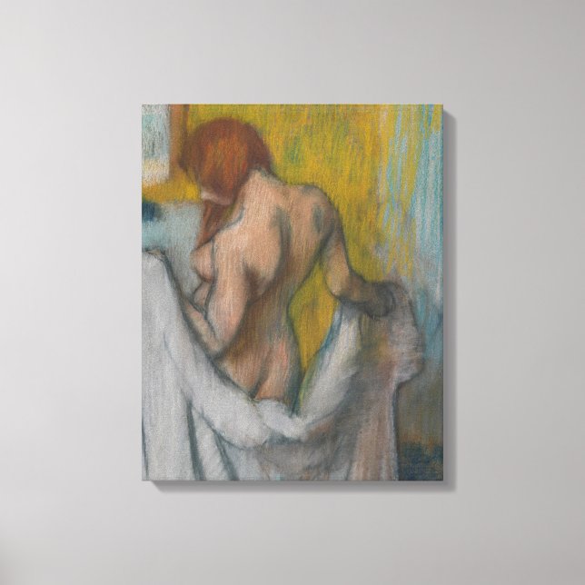Edgar Degas | Woman with a Towel Canvas Print (Front)