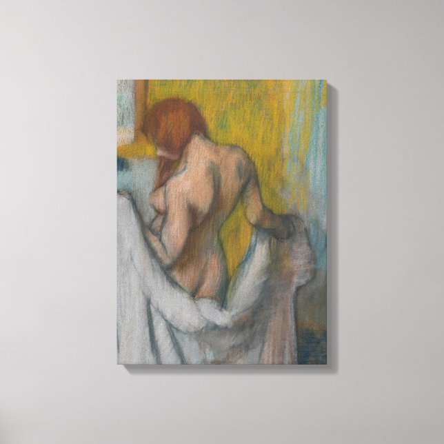 Edgar Degas | Woman with a Towel Canvas Print (Front)