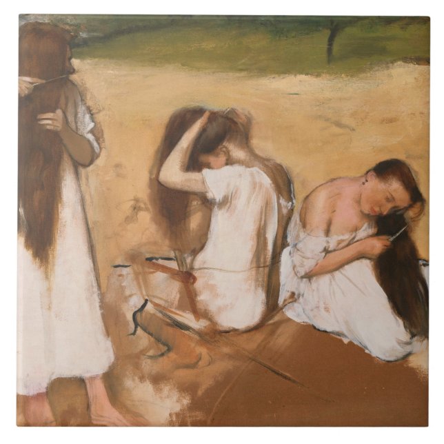Edgar Degas - Women Combing Their Hair Tile (Front)