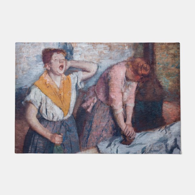 Edgar Degas - Women Ironing Doormat (Front)