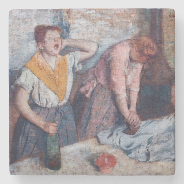 Edgar Degas - Women Ironing Stone Coaster (Front)