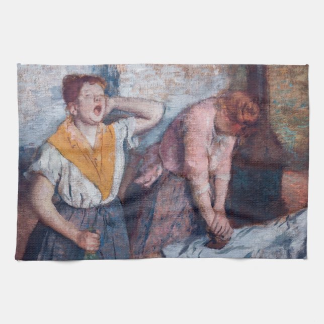 Edgar Degas - Women Ironing Tea Towel (Horizontal)