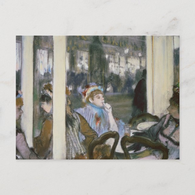 Edgar Degas | Women on a Cafe Terrace, 1877 Postcard (Front)