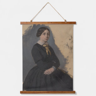 Edgar Degas Young Woman Impressionism Art Wood Hanging Tapestry
