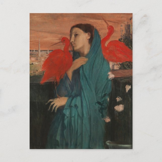 Edgar Degas | Young Woman with Ibis Postcard (Front)
