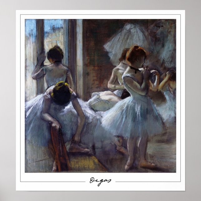 Edgar Degas Zedign Art Poster #1 (Front)