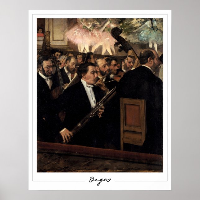 Edgar Degas Zedign Art Poster #12 (Front)