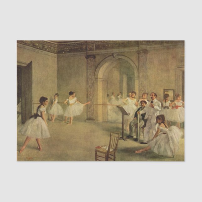 Edgar Germain Hilaire Degas decoupage Tissue Paper (Front)