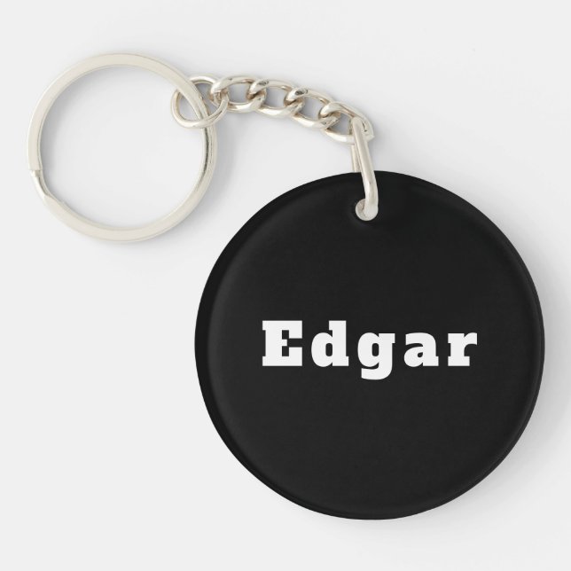 Edgar Key Ring (Front)