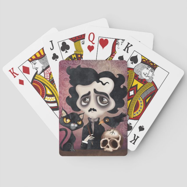 Edgar Poet Playing Cards (Back)