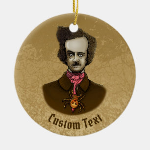 Edgar with Gold Bug Ceramic Tree Decoration