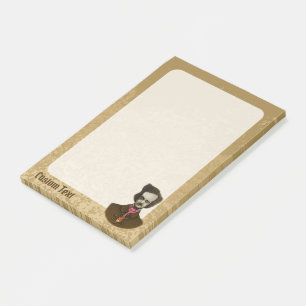 Edgar with Gold Bug Post-it Notes