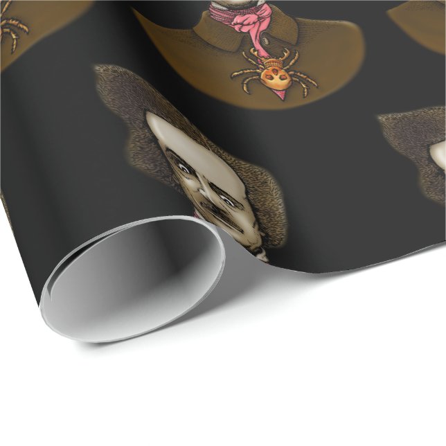 Edgar with Gold Bug Wrapping Paper (Roll Corner)