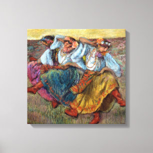 Edgard Degas Russian Dancers Canvas Print